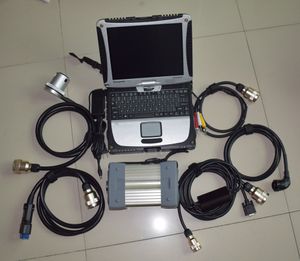 Verktyg MB Star C3 12V/24V med Red Port SD C3 Multiplexer V2024.12 In Touchbook CF19 Laptop Ready Work