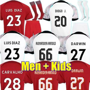22 23 LUIS DIAZ DARWIN men kids kit soccer jersey youth boys FIRMINO A.BECKER ALEXANDER ARNOLD Carvalho football shirts HENDERSON ROBERTSON KEITA DIOGO jerseys