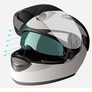 Motorcycle Helmets Full-frame Universal Helmet Rainproof Anti-fog Film Fog Resistant Lens Films Good Light Transmittance Patch