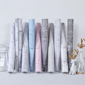 Wall Stickers Self-Adhesive Wallpaper Retro Brick Bedroom Living Room Dormitory PVC Sticky NotesWall