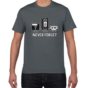 Never Dimentica sarcastica grafica novità per maglietta divertente uomo in cotone casual lettera top t-shirt stampato maglietta da uomo homme 220323