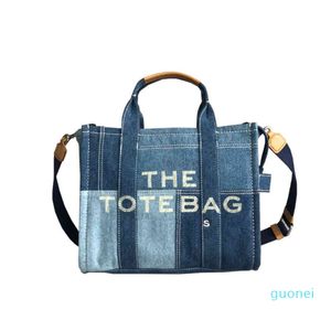 Marc the tote borse borse borse borse borse da design donna donna moda fash-match shopper spalla in jeans borse di alta qualità 33/26/15 cm 2022
