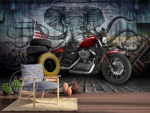 high quality material 3D wallpaper stereoscopic for walls coffee Living room bedroom HD printing photo retro vintage car mural TV backdrop wallpapers