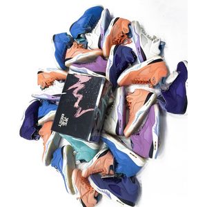 2022 DJ Khaled x We The Bests Jumpman 5 5s Mens Scarpe da basket Sneaker Moda Viola Arancione Blu Vela Mens Outdoor Trainers Sport Sneakers Scarpa 40-47