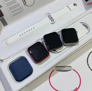 Одежда В Фитнес оптовых-Оригинал Quality Apple Watch Series с логотипом Apple Bluetooth Call беспроводной заряд