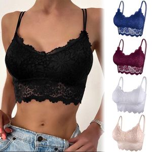 Bustiers & Corsets Lace Bralettes For Women Bralette Padded Bandeau Bra Girls Sports Daily Favor Tube Tops Sun Floral LingerieBustiers