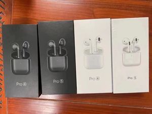Trådlösa Bluetooth-hörlurar hörlurar PRO 5 TWS MINI HIFI Stereo Hörlurar Touch Buller Avbryta Sportar Earbud med Mic Pro5 Pods för Apple