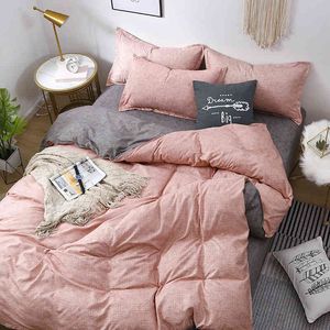 Nantong fyra bitar säng set tre ark täcke täcker ding matt quilt set vinter