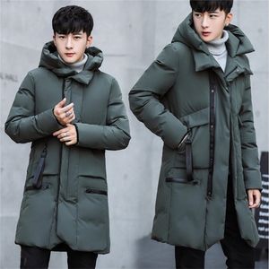 Novos jaquetas de inverno de chegada para homens pensam que quente casaco de algodão macio e macio de inverno masculino casual de manga longa T200117