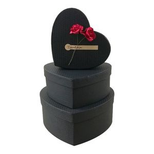3 adet Çiçekçi Şapka Kutuları Parti Sevgililer Günü Çiçekler Hediyeler Yaşam Vazo Kırmızı Kalp Şeklinde Şeker Kutuları Kova Hediye Kutusu Ambalaj 220420