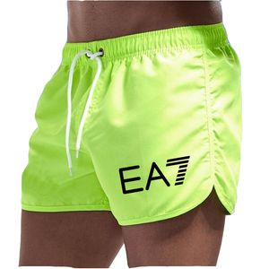 Men's Beach Shorts Lonsdale-print Sport Running Short Swimming Trunk Pants Quick-drying Movement Surfing Swimwear