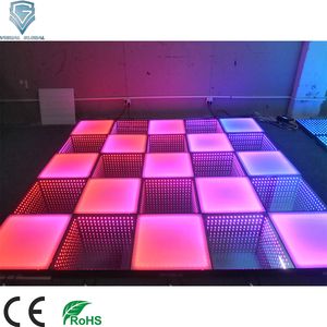 Pista de dança magnética sem fio com LED infinito