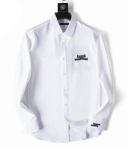 Camicie eleganti da uomo bberry Polka Dot Mens Designer Shirt Autunno manica lunga Casual Mens Dres Hot Style Homme Abbigliamento M-3XL # 31