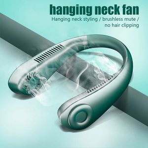 Party Favor 2022 new hanging neck fan usb charging lazy portable mini fans sports outdoor hangings neck mother's day gift