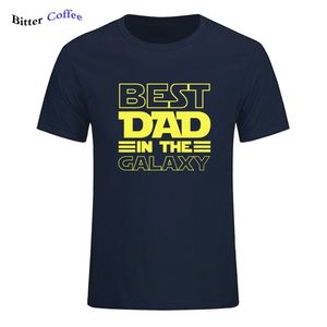 Pappa i Galaxy t-shirt roliga fäder dag närvarande födelsedagspresenter för män make sommar bomull t-shirt t-shirt 220520