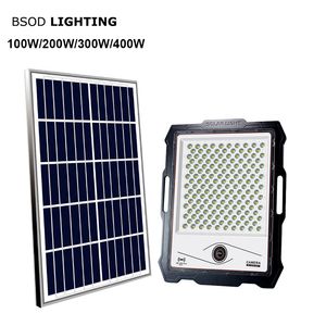 LED-Solar-Flutlichter, angetriebene Sicherheitsleuchten mit Videokamera, BSOD Street Motion, tragbar, 100 W, 200 W, 300 W, 400 W, Lampe, Außen-PIR-Fernbedienung, WLAN, CCTV-Gartenbeleuchtung