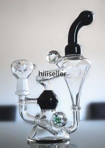 Beaker Base Oil Rigs Vidro grosso Bongos de água Reciclador narguilé Chicha Fumaça Cachimbos de água Acessório de cigarro com banger de 14 mm