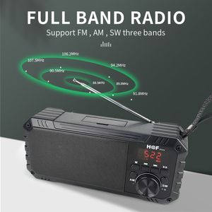 ラジオレシーバースピーカーBluetooth互換コラムベースサブウーファーTFカードポータブルUSBスピーカーFM AM SW