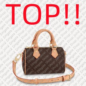 Cross Body Top.M81085 Nano Speed ​​Lady Designer Handtasche Tasche Hobo Satchel Clutch Evening Baguette Eimer Einkaufstasche Pochette Accessoires