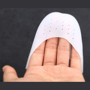 Protezione per le dita dei piedi Trattamento per i piedi Stivaletti protettivi per le dita dei piedi in silicone Addensati Scarpette da ballo super morbide Tacchi alti Manica con punta