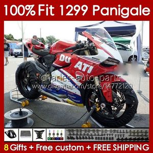 OEM Fairings Kit For DUCATI Panigale 959R 1299R 1299S 959 1299 S R 2015 2016 2017 2018 Body 140No.74 959-1299 15-18 959S 15 16 17 18 Injection mold Bodywork red glossy