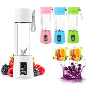 Portable Mixer USB Electric Fruit Juicer Handhållen smoothie Maker Blender som rör omskyldig Mini Food Processor Juice Cup C0725G02