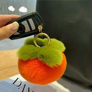 Keychains Moda Moda Mulher Plush Lichochain Women Women Creative Bag Car Keyring Key Pingnder Penda