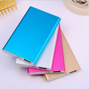 Portable power bank mini thin smart 5000ma external battery polymer universal phone mobile charger