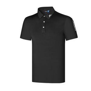 Estate In Abbigliamento da uomo Camicia sportiva da golf Assorbimento del sudore Traspirante Asciugatura rapida POLO Bianco Maniche corte T 220712