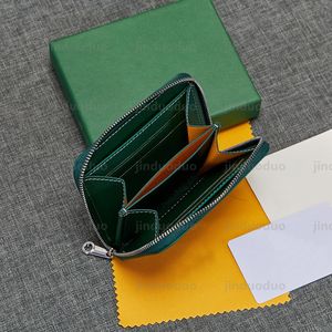 Luxurys Quality Designer Card Holder Plånböcker Hela äkta Mini Leather Purse med Box Famous Single Wallet Men Kvinnor H237E