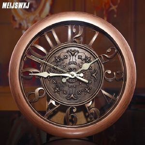 Meijswxj 3D Wall Clock Saat Reloj de Pared Duvar Saati Vintage Digital S Decorment