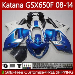 Жемчужные голубые тела для Suzuki Katana GSXF 650 GSX-650F GSX 650F Кузов 120NO.4 GSXF650 GSX650F 08 09 10 11 12 13 14 GSXF-650 2008 2009 2010 2011 2011 2012 2013 2014