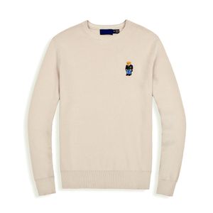 Män designer tröjor långärmad mode topp hösten vårkläder bokstav broderi pullover ull tröja kappa vinterkläder tjockare hög kvalitet jul