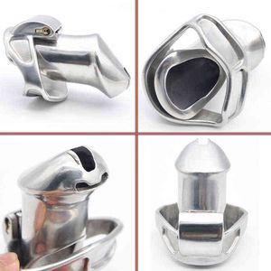 NXY Chastity Device New Independent 3d Design Men's Stainless Steel Long Cage Cb6000 Lock A338 0416