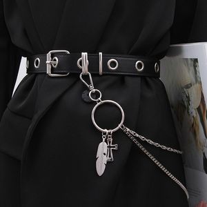 Gürtel Punk Mode Gürtel Für Frauen Männer Hosen Kette Taille Hipster Rock Hip Hop Coole Schmuck ZubehörGürtel