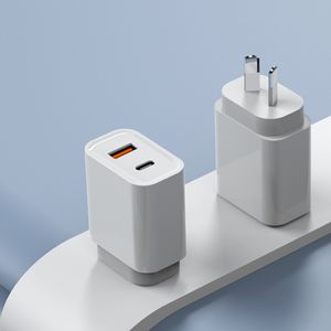 Spina da muro di ricarica portatile doppia USB C da 20 W per consegna PD per Apple iPhone 13 12