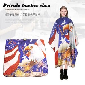 Beauty Apron Anti-static Hairdresser Cape Barber Waterproof Haircut Cloth Hairdressing Coloring Accessories 220621
