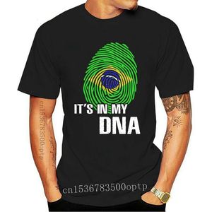 Herr t shirts man kläder Brazil det i min DNA t shirt brasiliansk stolthetssol män t shirtmen s