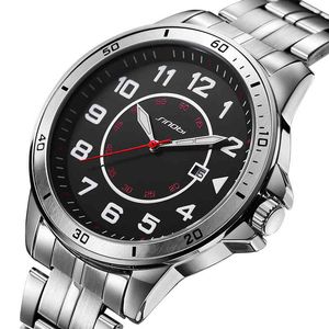 S9860G TOP SELL LUMINOUS MÄNSLESKLIGA HÄRLIGA WISTWATCH Vattentät arabisk nummer Quartz handledsur