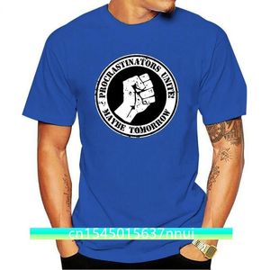 Fashion Sleeves Boy Cotton T Shirt Mens T Shirt Procrastinators Unite Maybe Tomorrow Colour Funny Printed 022443 220702