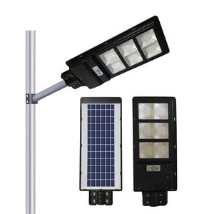 Sensor de movimento ABS ip65 À Prova D 'Água Exterior 80W 120W 160W Integrado todos em uma luz solar LED Lâmpada de rua IP65