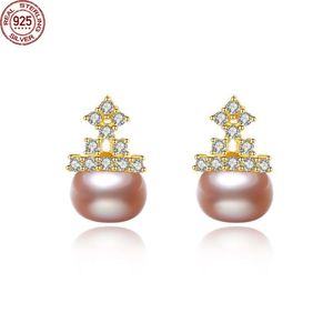 Nuovo arrivo Babiquic Cute Orecchini per perle d acqua dolce Gioielli raffinati in argento sterling per donne Accessori da ballo di fidanzamento FE