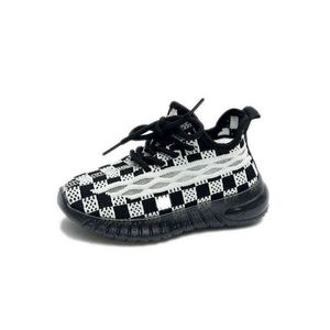 Boys and Girls Flying Woven Sneakers Korean Version of Student Casual Shoes for Boys Sneakers Summer Children's Shoes G220527