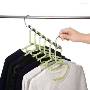 Hangers Rack 2st Multi-Funcation Metal Space Saving Rostfritt stål Hanger Foldbara klädstativ med Hook Closet Organizer för 2022