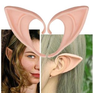 Dekoracja imprezowa Sprzedaj Halloween Glow in the Dark Fairy Cosplay Anime Fake Elf Cute Ears Props Pixie Costume Easter Dekoracja partypart