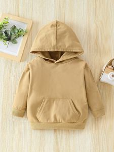 Baby Girl Kangaroo Pocket Hooded Sweatshirt Hon