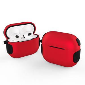 PC TPU 2 Layer-Hülle für Apple Airpods Haut fühlen schockdes Anti-Drogen-Ohrhörerabdeckungsschutz-Beschützer Kopfhörerbeutel Bluetooth drahtlose Headset-Hüllen mit Einzelhandelskasten