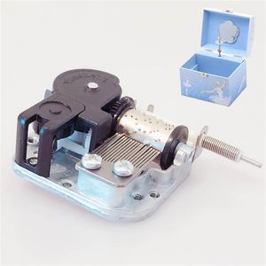 DIY music box mechanism with flexible rotating shaft and stop function ballet music box movement Christmas gifts unusual gift 210319