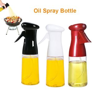 Sprayer Cooking 210 ml Big Spray Bottle Food Grad Spritzer Olive Oil For Air Fryer Kitchen Camping BBQ 220727