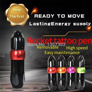 Rocket Motor Tattoo Pen Machine Space Rotary Aluminum Cartidge Gun Equipment 220617